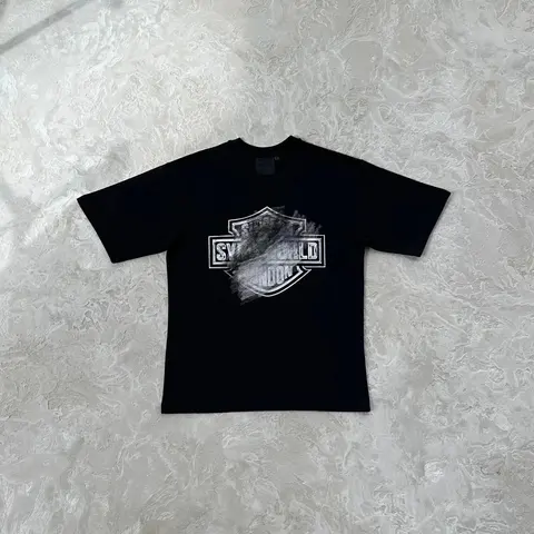 Svart World Moon Black T-Shirt