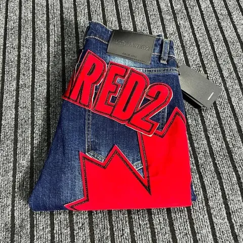 DSQUARED2 Red2 Logo Denim Jeans
