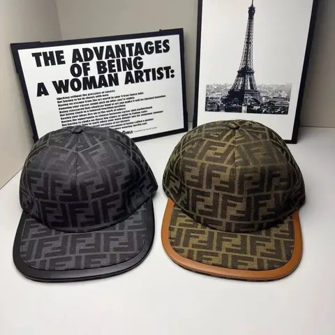 Fendi FF Logo Snapback Caps