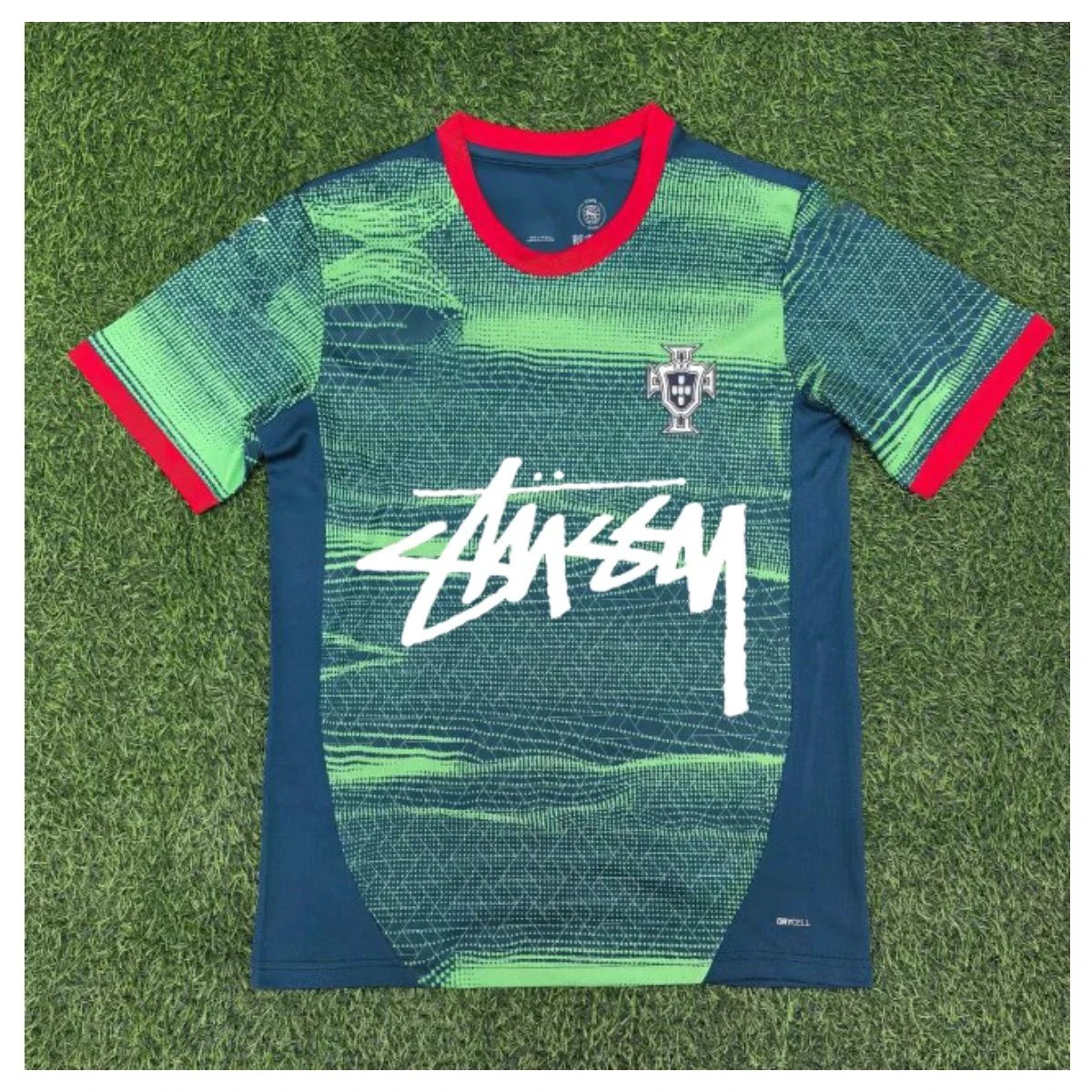 Stussy2526葡萄牙绿色训练服