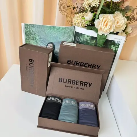 Burberry London England 3-Pack Cotton Boxer Briefs