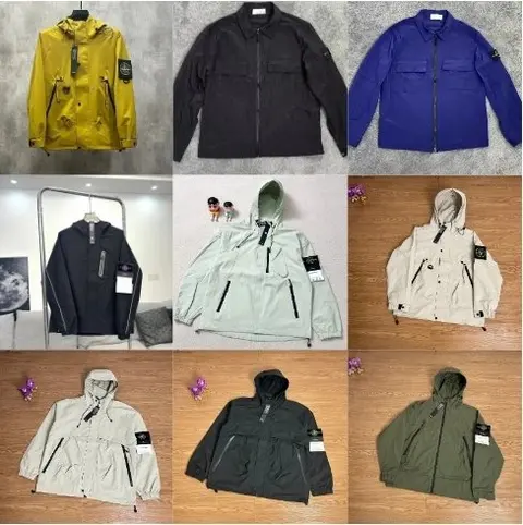 Collection of Outdoor Windbreaker Jackets in Various Colors