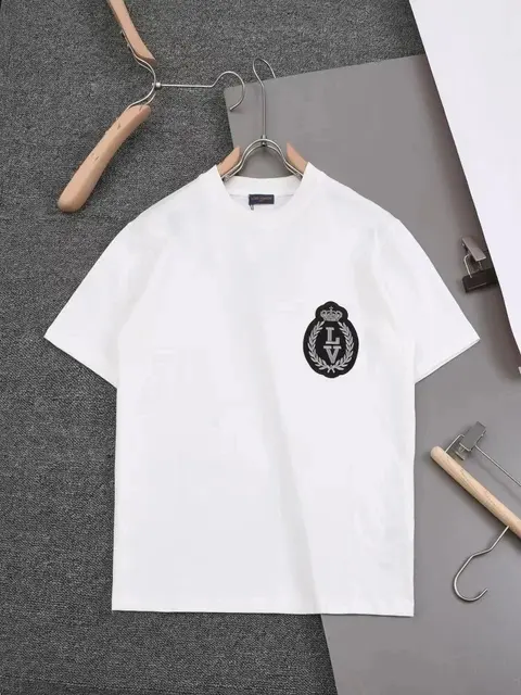LV Monogram Crest White T-Shirt