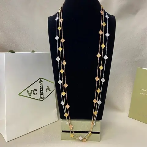 VCA Multi-Strand Diamond Necklace