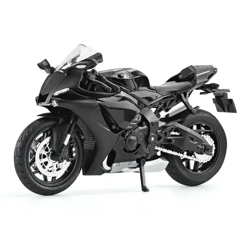 Black Sports Motorcycle Model