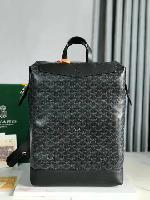 Goyard Black Monogram Backpack