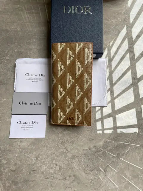 Christian Dior Oblique Print Long Wallet