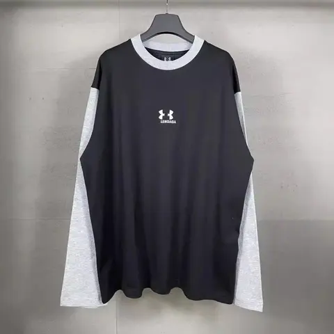 Under Armour x Lemaire Black and Gray Long Sleeve T-Shirt