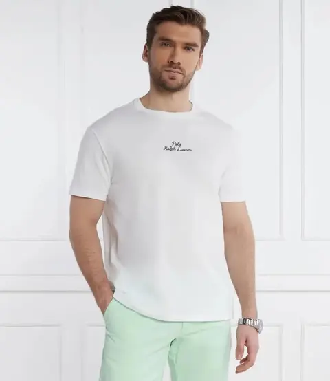 Polo Ralph Lauren White Embroidered T-Shirt