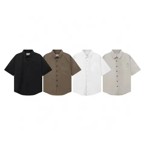 Basic Short Sleeve Button-Up Shirts Collection