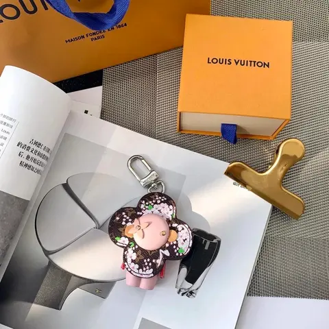 Louis Vuitton Cherry Blossom Flower Keychain