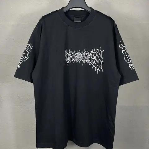 CENOBITE T-Shirt Black with White Gothic Logo