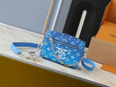 Louis Vuitton Blue Monogram Canvas Crossbody Bag