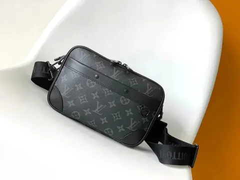 Louis Vuitton Black Monogram Crossbody Bag