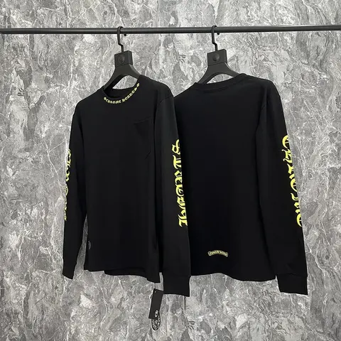 Chrome Hearts Black Long Sleeve T-Shirt