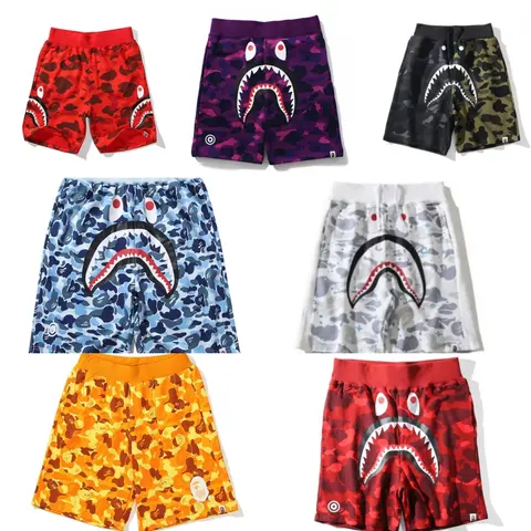 A Bathing Ape Shark Camo Shorts Collection