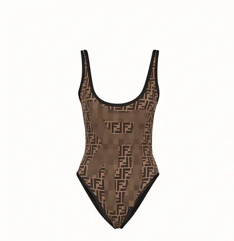 Fendi FF Logo One-Piece Swimsuit