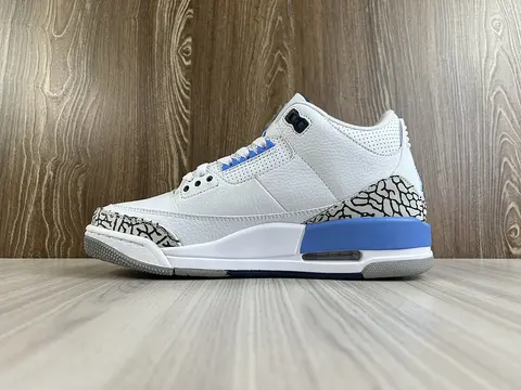 Air Jordan 3 White Blue