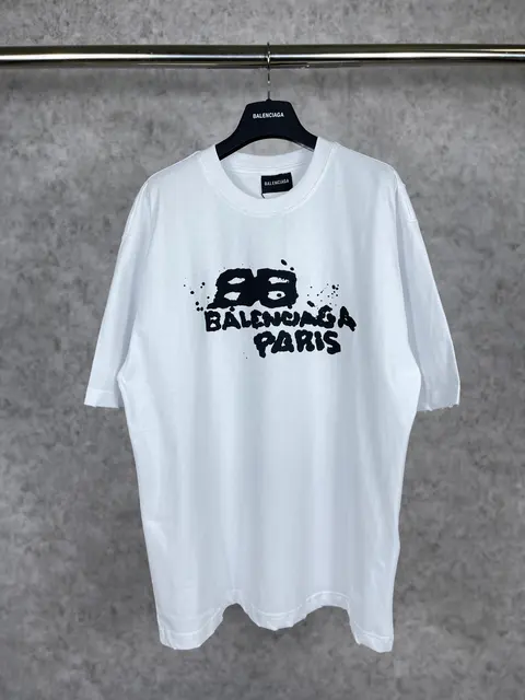 Balenciaga BB Paris Logo T-Shirt