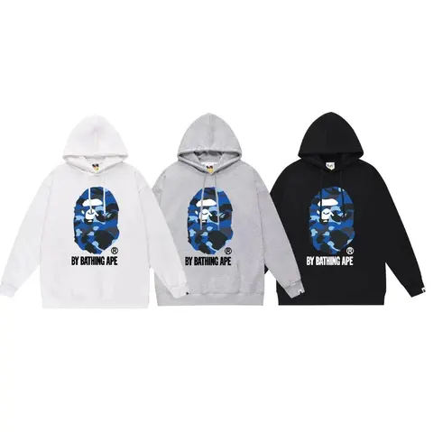 BAPE By Bathing Ape Camo Logo Hoodie