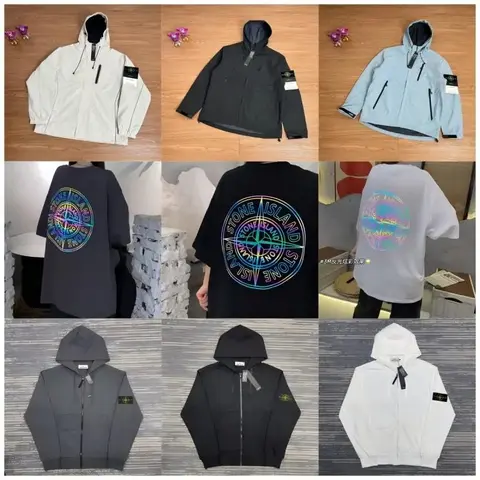 Stone Island Hoodies and T-Shirts Collection