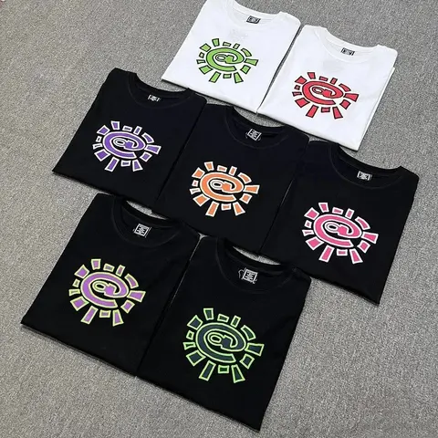 Colorful Sun Logo T-Shirts Collection