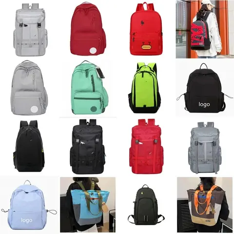 Collection of Multi-Color Backpacks and Travel Bags