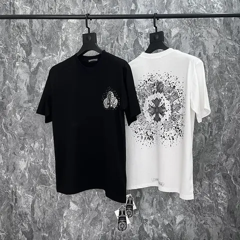 Black and White Graphic T-Shirt Set