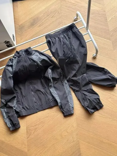 Noir Black Tracksuit Set