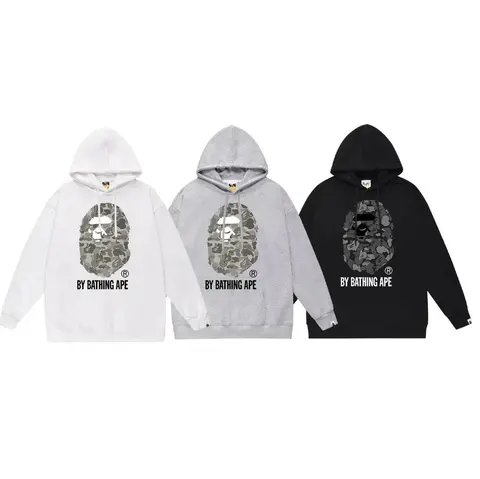 BAPE By Bathing Ape Camo Logo Hoodies