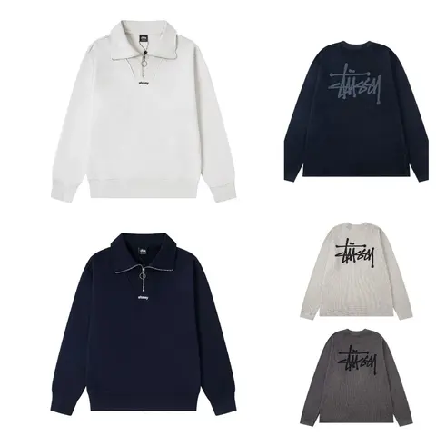 Stussy Quarter-Zip Sweaters Collection