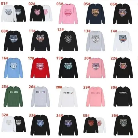 KENZO Tiger Logo Sweatshirts Collection