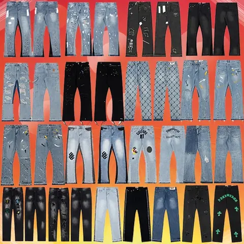 Collection of Distressed and Embellished Jeans