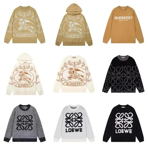 Burberry and Loewe Knitwear Collection