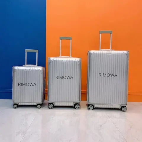 RIMOWA Silver Aluminum Suitcase Set