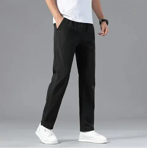 Men's Black Casual Jogger Pants