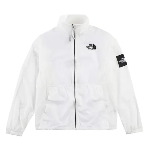 The North Face White Windbreaker Jacket