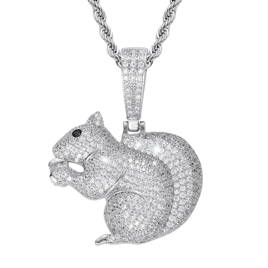 松鼠银+3mm*60cm不锈钢麻花链