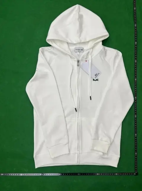 Men's Solid Color Casual Sport Hoodie Set with Fish Logo