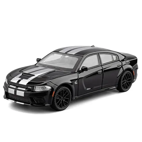 Dodge Charger SRT Hellcat Black Diecast Model Car