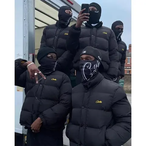 Crotte Black Puffer Jacket Collection