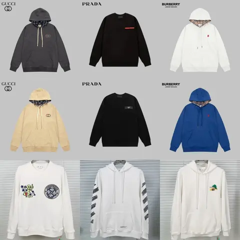 Luxury Brand Hoodies and Sweatshirts Collection