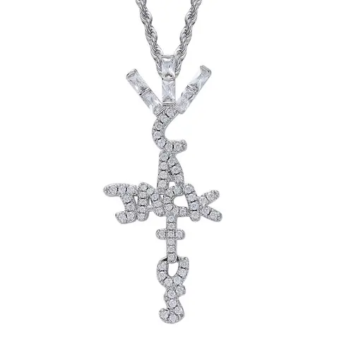 YK Stack Up Diamond Pendant Necklace