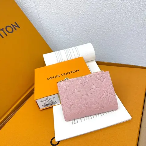 Louis Vuitton Pink Monogram Zip Wallet