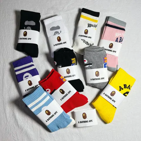 BAPE Towel Trick Socks Collection