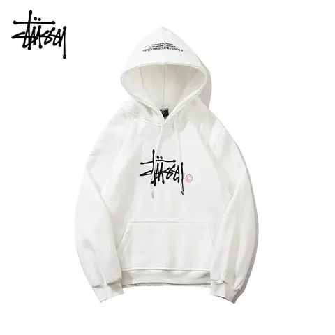 Stussy White Hoodie