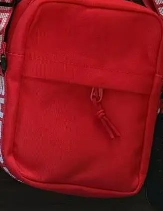18ss方包 方块包小字母 红色 red