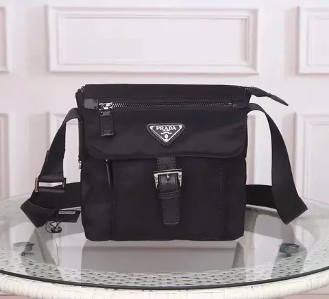 Prada Black Nylon Crossbody Bag