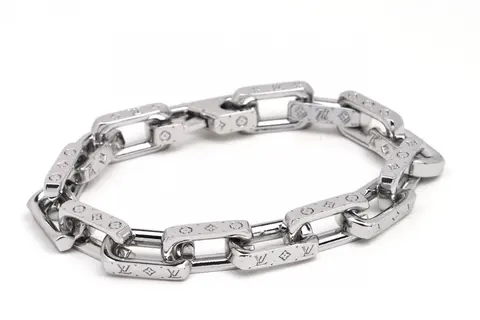 Louis Vuitton Silver Chain Bracelet