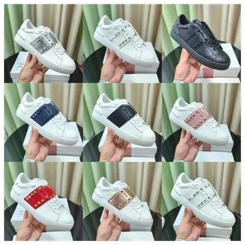 Studded Leather Sneakers Collection